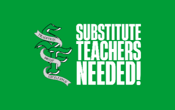 South Fayette School District logo with "Substitute Teachers Needed!"