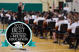 District Receives National Honor for Music Education Program