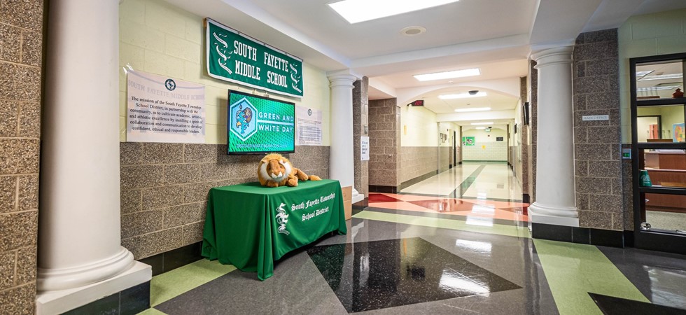 South Fayette Middle School lobby