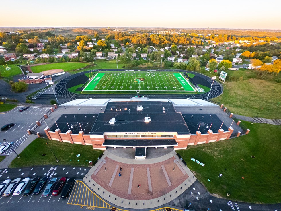 SF Admin and Stadium Drone View