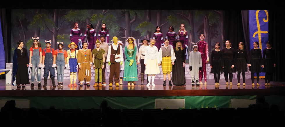 Middle school students perform in &#34;Shrek The Musical Jr.&#34;